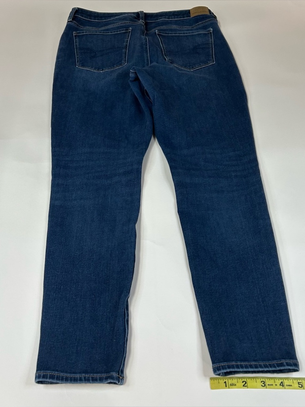 American Eagle Women’s Size 14 Super Hi Rise Jegging Jeans Dream Dark Wash #0573 - Picture 12 of 13